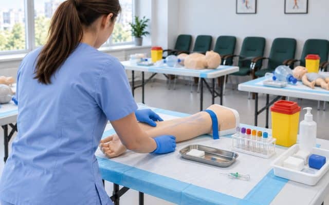 Recoltare sânge venos și montare cateter venos periferic